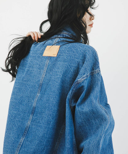 KBF 2WAY color denim blouson