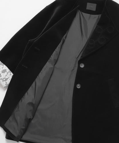 「手袖領口超靚」 KBF絲絨寬版外套