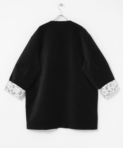 「手袖領口超靚」 KBF絲絨寬版外套