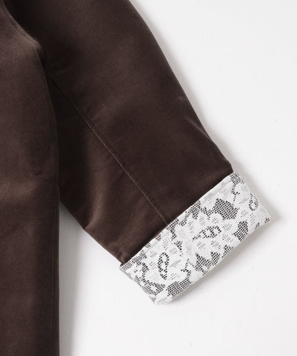 「手袖領口超靚」 KBF絲絨寬版外套