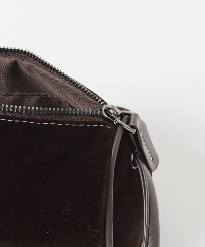 KBF Stitch design velor mini bag