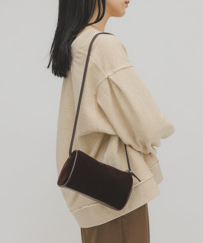 KBF Stitch design velor mini bag