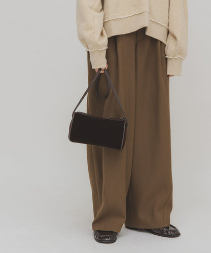 KBF Stitch design velor mini bag