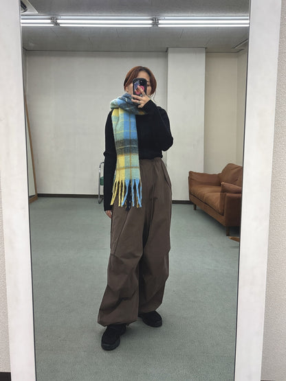 KBF boucle check stole