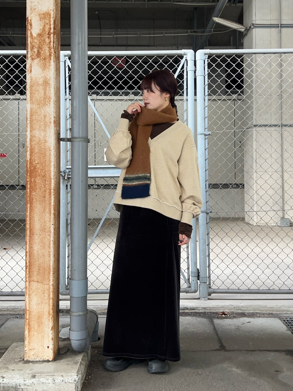 KBF End border design muffler