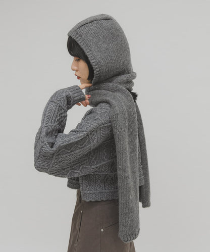 「冬天穿搭必入」KBF hood muffler