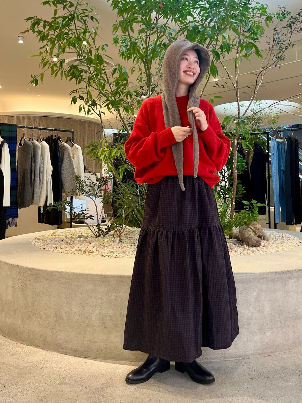 「冬天穿搭必入」KBF hood muffler