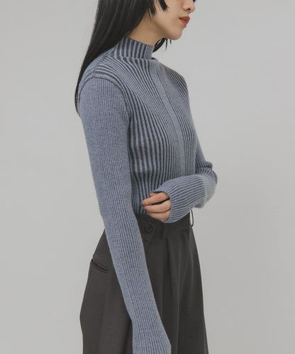 KBF illi 羅紋高領針織衫