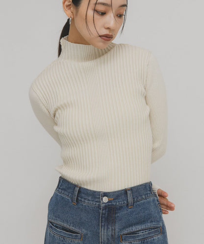 KBF illi 羅紋高領針織衫