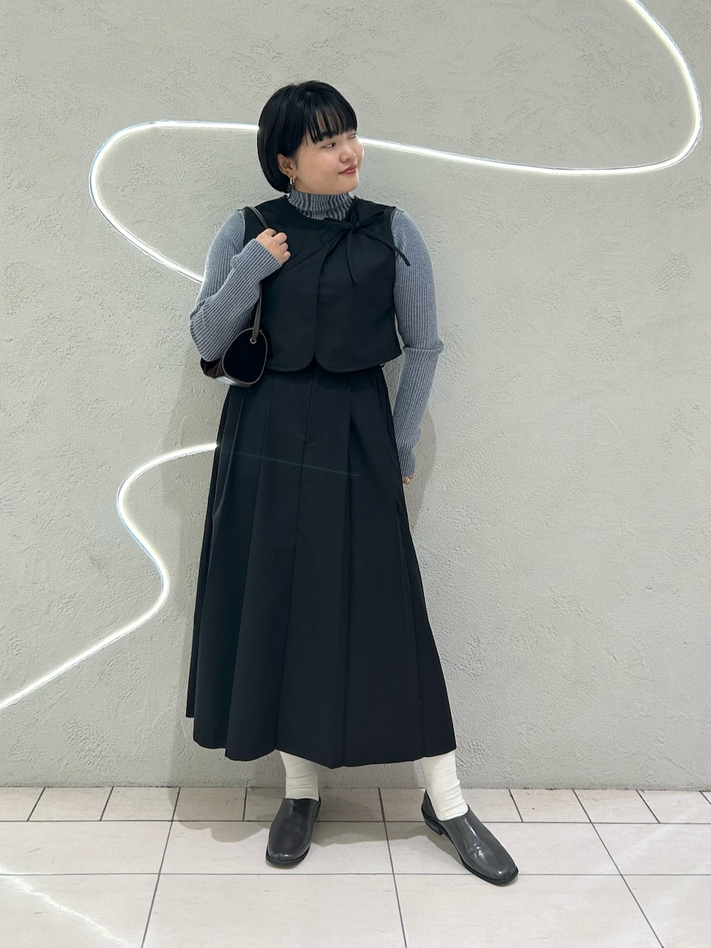 KBF illi 羅紋高領針織衫