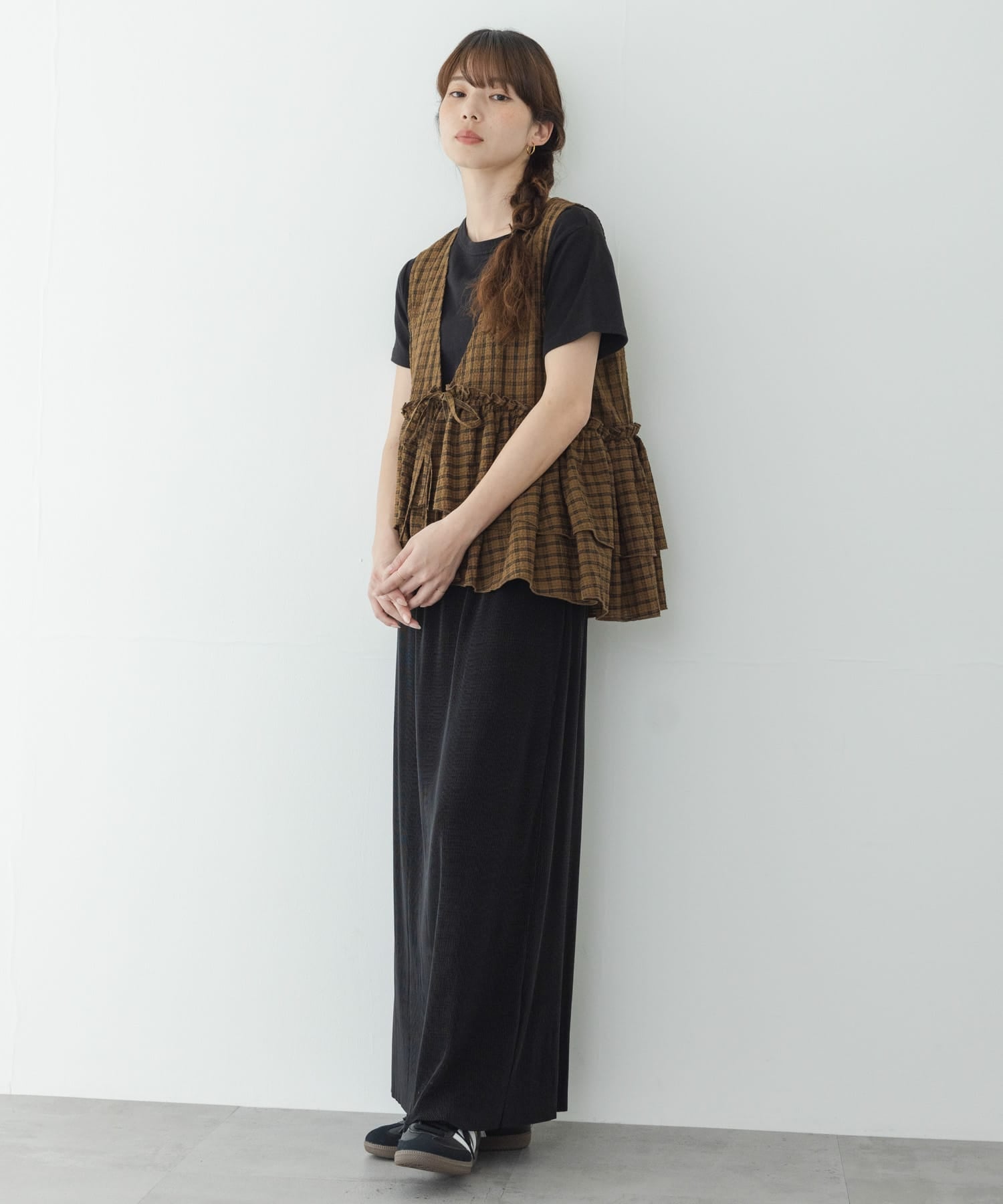 Sonny Label 格紋荷葉邊背心 - Image 17