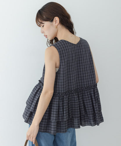 Sonny Label 格紋荷葉邊背心 - Image 22