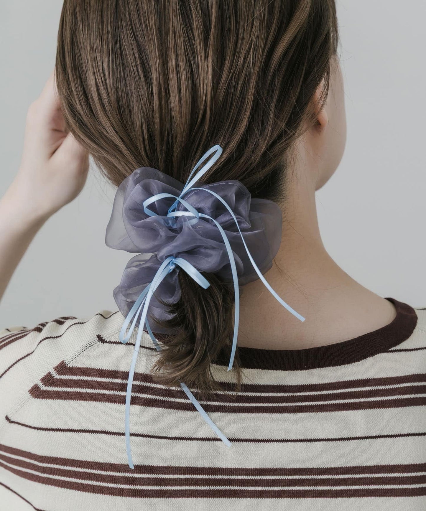 SMELLY Sheer Ribbon Scrunchie - Image 5