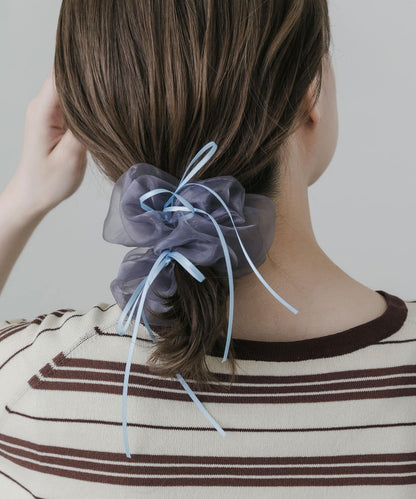 SMELLY Sheer Ribbon Scrunchie - Image 5
