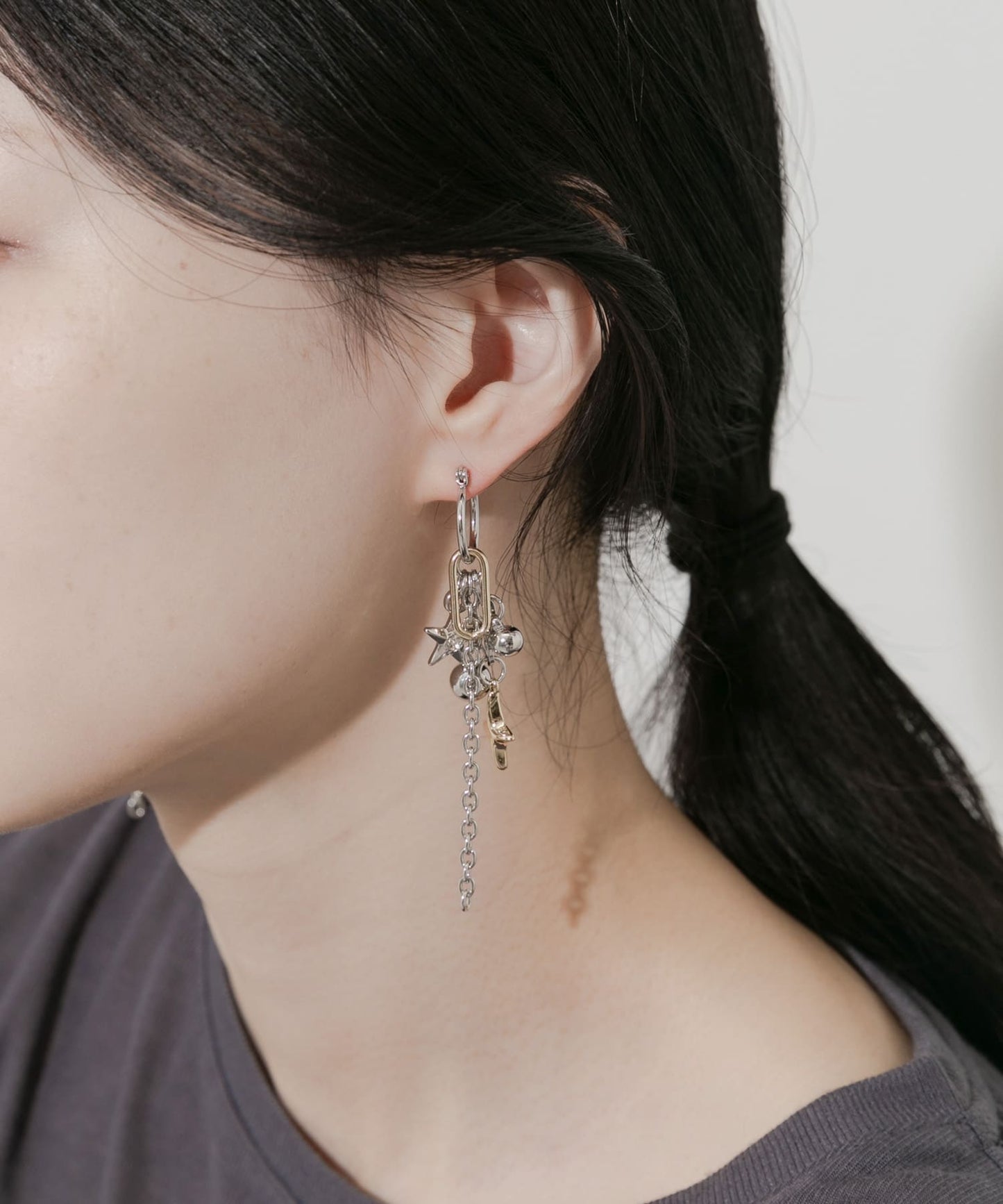 SMELLY Sparkle Multi-WAY Hoop Earrings