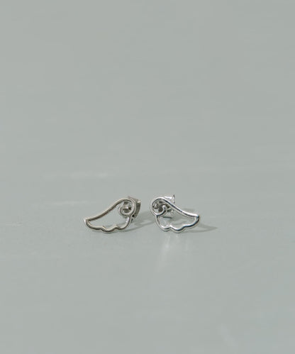 SMELLY 天使羽毛兩件套耳環