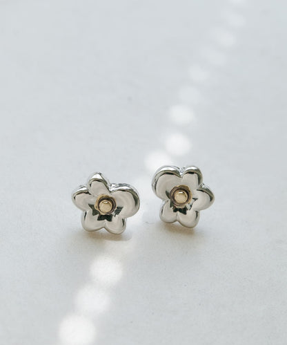 SMELLY 金屬花花耳環