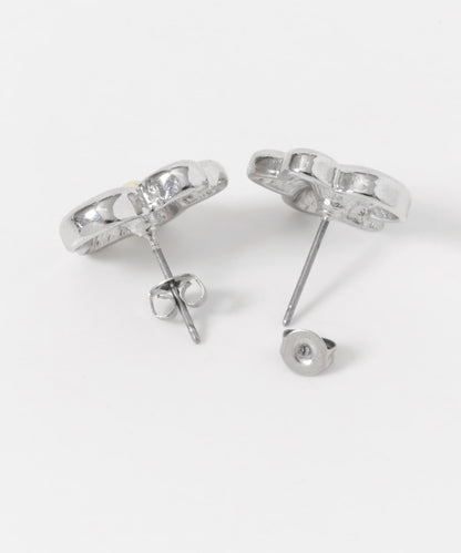 SMELLY 金屬花花耳環