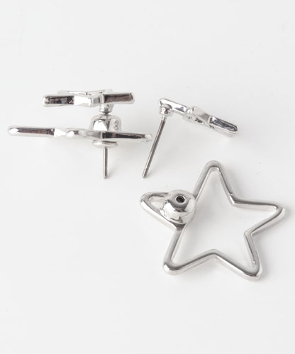 SMELLY Double Star Earrings