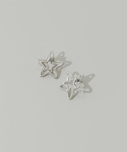SMELLY Double Star Earrings
