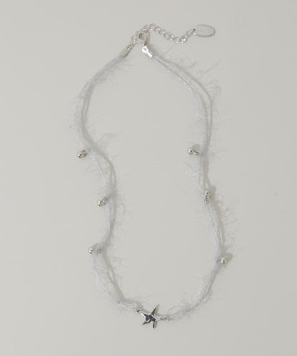 SMELLY 羊毛紗星星頸鍊