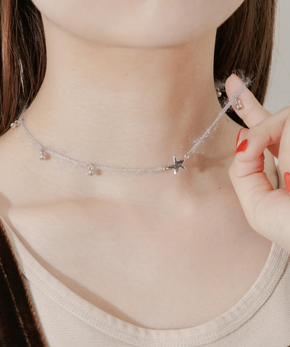 SMELLY 羊毛紗星星頸鍊