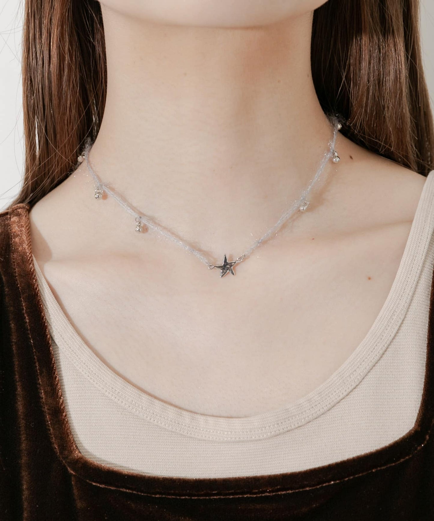SMELLY 羊毛紗星星頸鍊