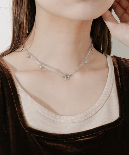 SMELLY 羊毛紗星星頸鍊