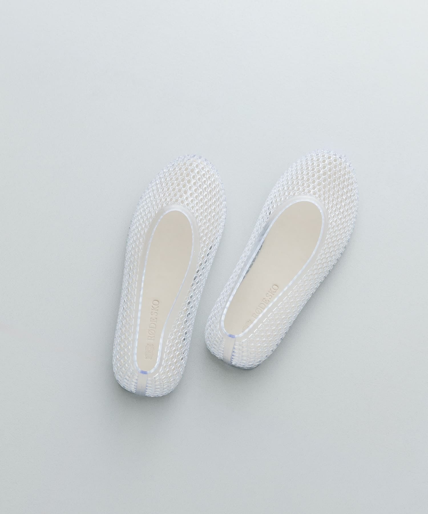 Rode sko Clear Color Flat Shoes - Image 35