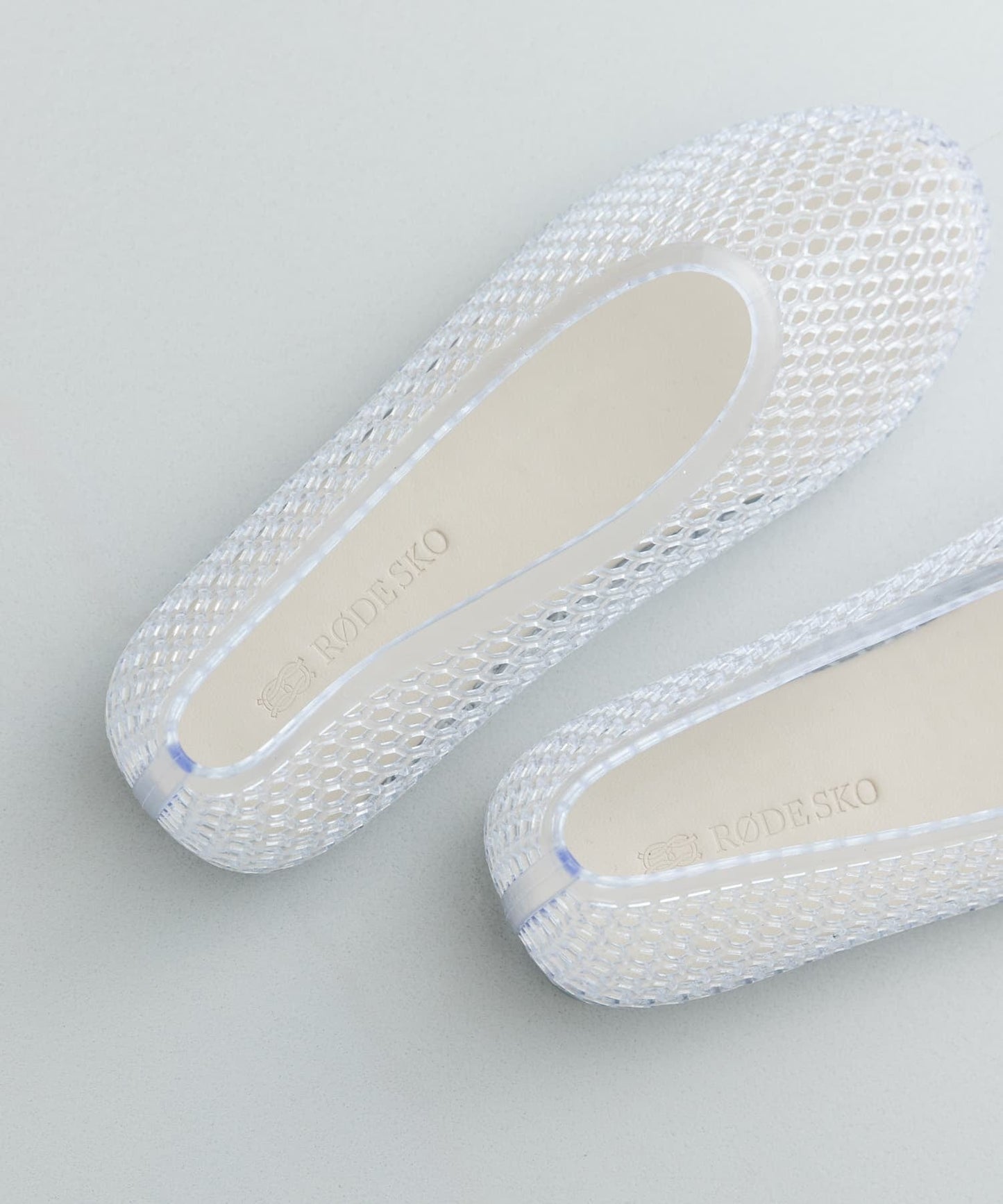 Rode sko Clear Color Flat Shoes - Image 36