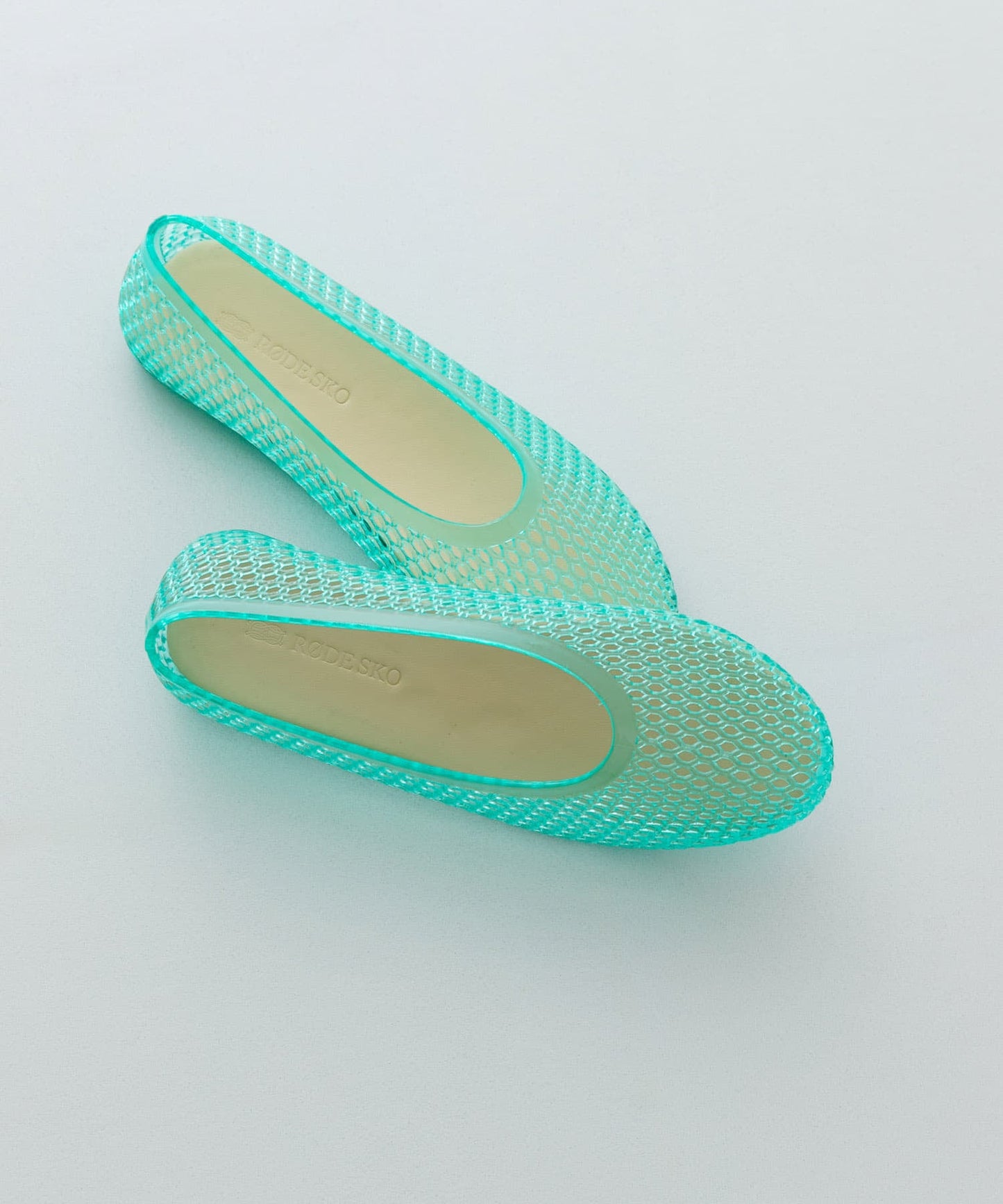 Rode sko Clear Color Flat Shoes - Image 41
