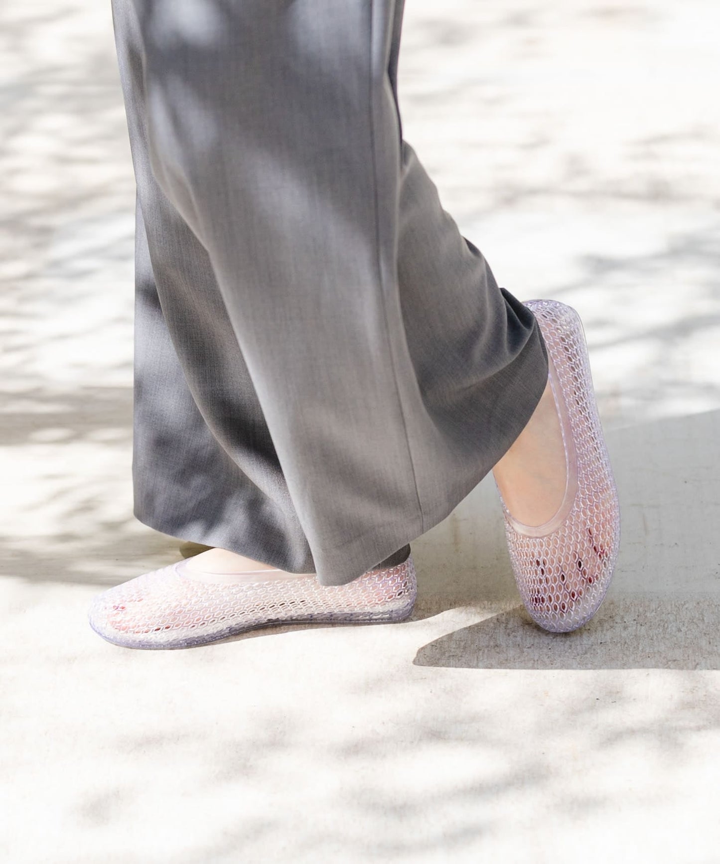 Rode sko Clear Color Flat Shoes - Image 7