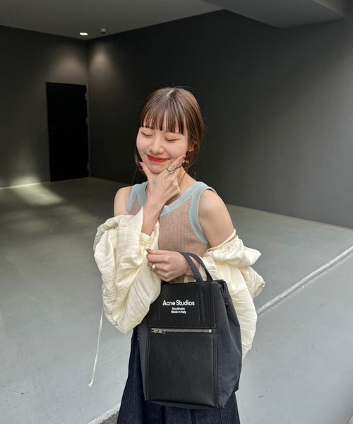 Hinari 撞色針織背心