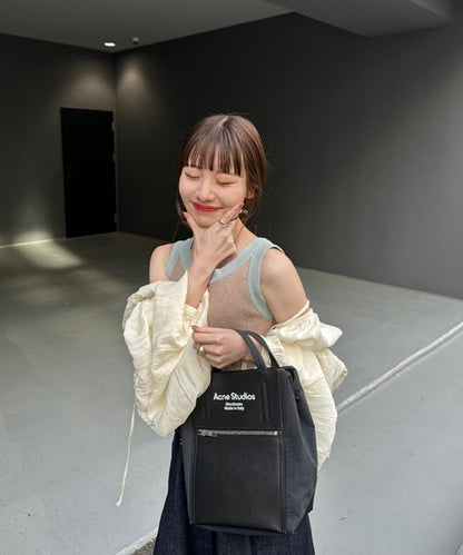 Hinari 撞色針織背心