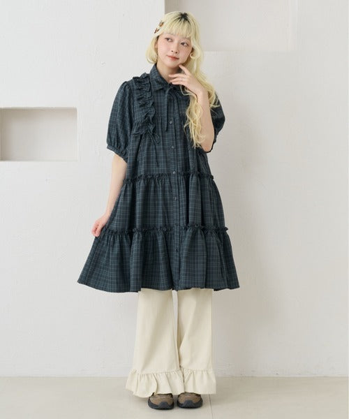 Kutir 荷葉邊喇叭褲