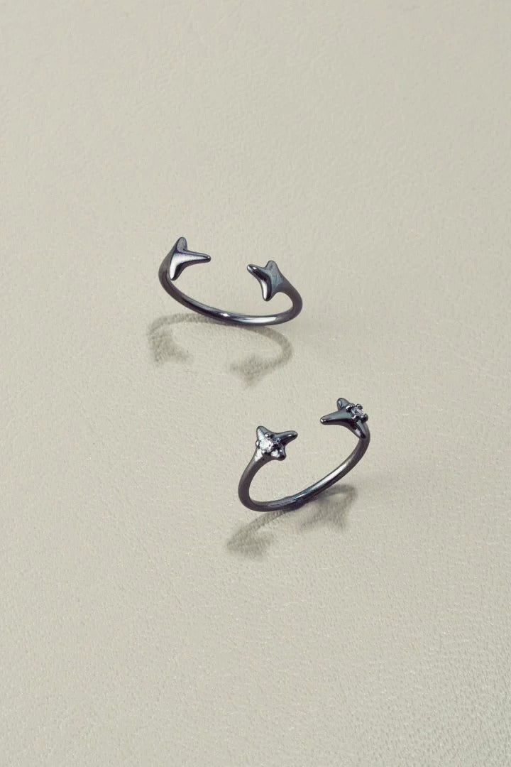 GOLDY Twinkle Motif Set Rings