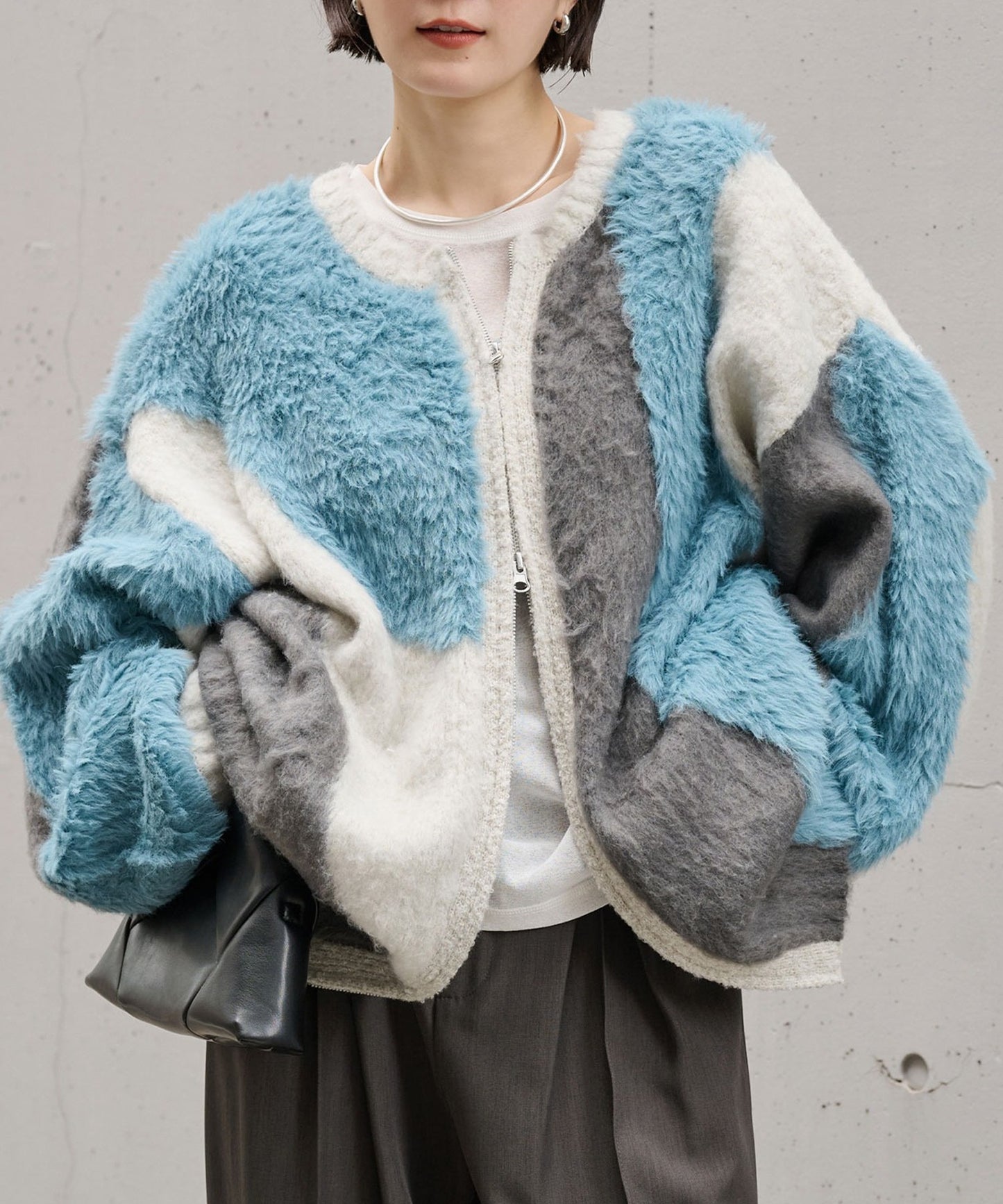 2way 雙拉鍊拼接外套