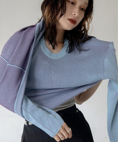 Vacancy 雙面可穿羅紋上衣