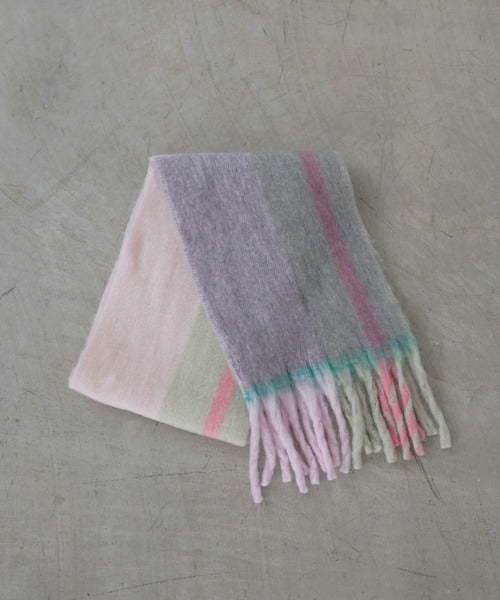 「全長240cm」LIAN 格仔長頸巾