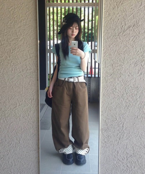 hazyl rollup wide pants