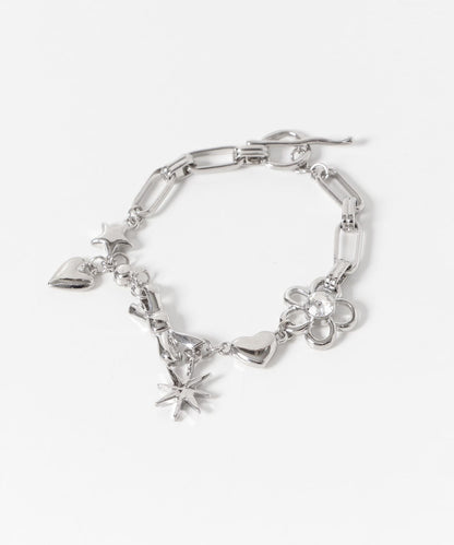 SMELLY Metal Chain Motif Mantel Bracelet