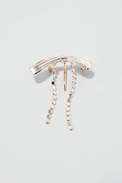 GOLDY Dot Chain Ribbon 髮插