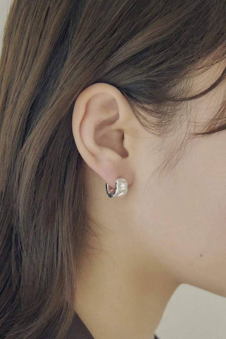 GOLDY BUMPY HOOP ONE TOUCH PIERCE