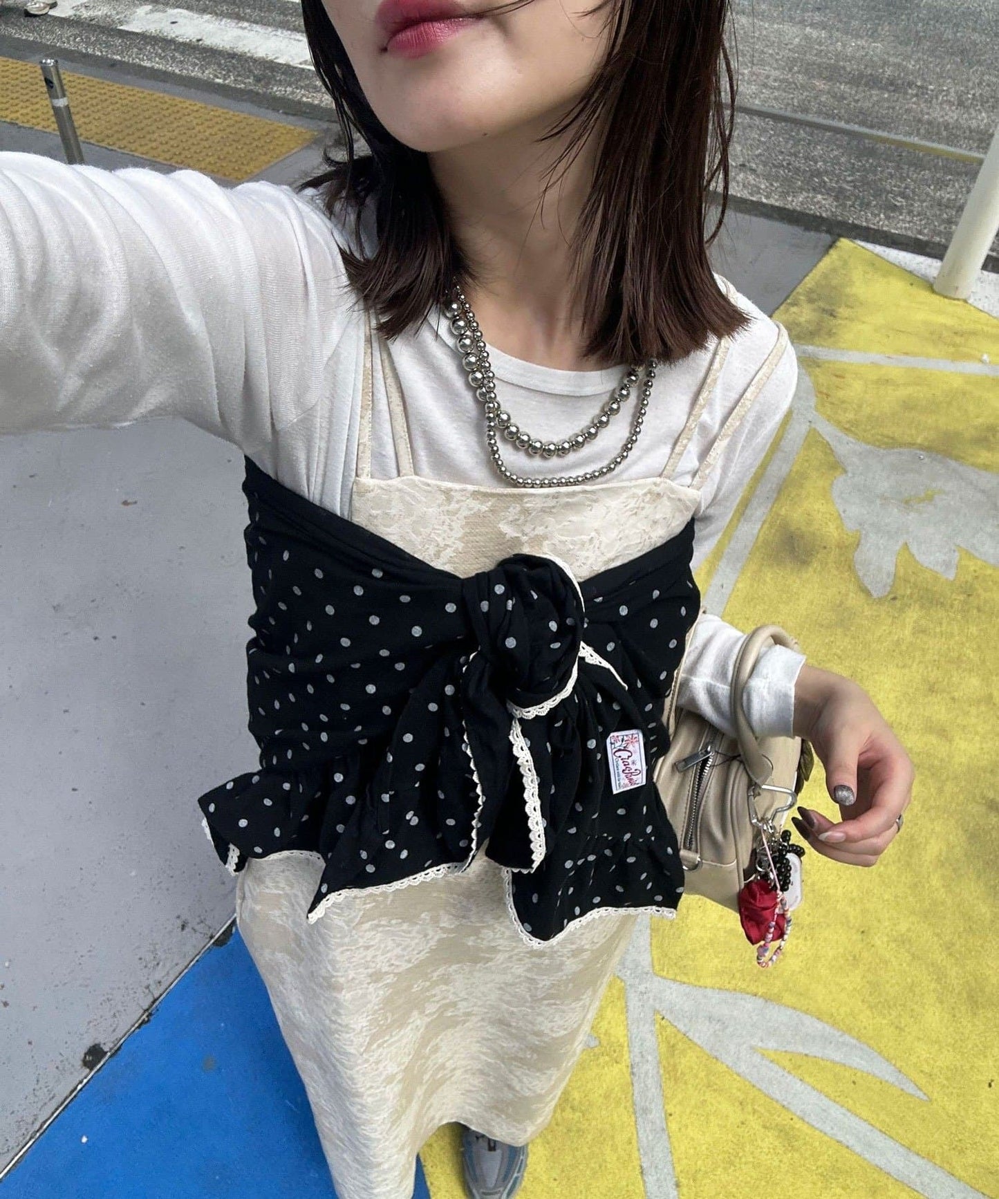 CIAOPANIC 超百搭荷葉邊大圍巾