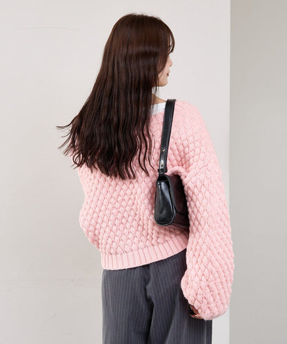mystic Pokopoko knit cardigan