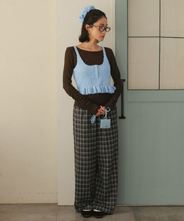 Miette 針織吊帶緊身胸衣配髮帶