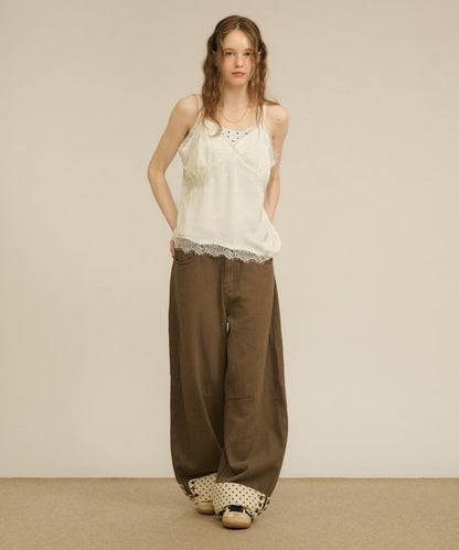 hazyl rollup wide pants