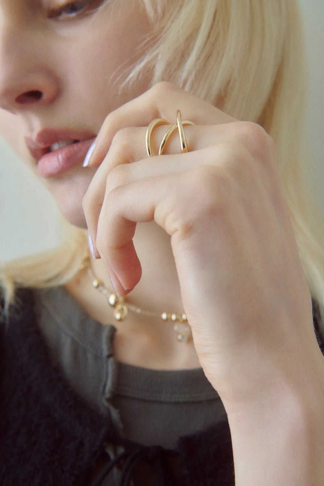 GOLDY Metal Coil Ring