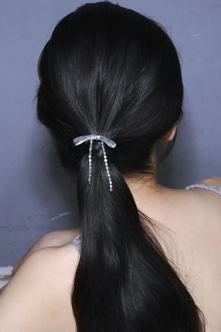 GOLDY Dot Chain Ribbon 髮插