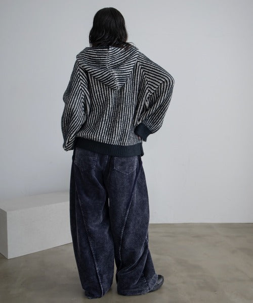 Vacancy 雙面可穿羅紋拉鍊連帽衫